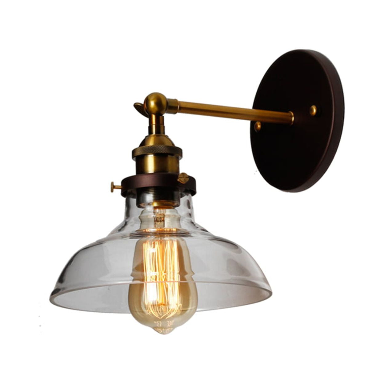 Picture of Chloe Lighting CH6D707RB08-WS1 Braxton Industrial 1 Light Oil Rubbed Bronze Wall Sconce - 8 in.