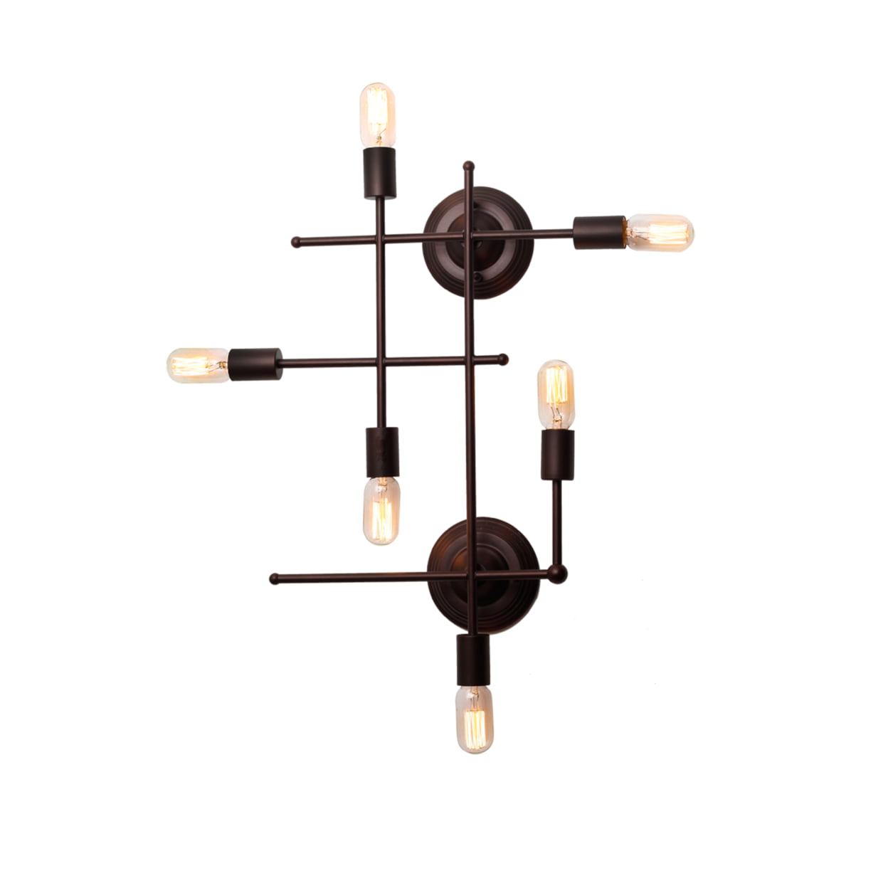 Picture of Chloe Lighting CH6D771RB26-WS6 Aylett Industrial 6 Light Oil Rubbed Bronze Wall Sconce - 26 in.