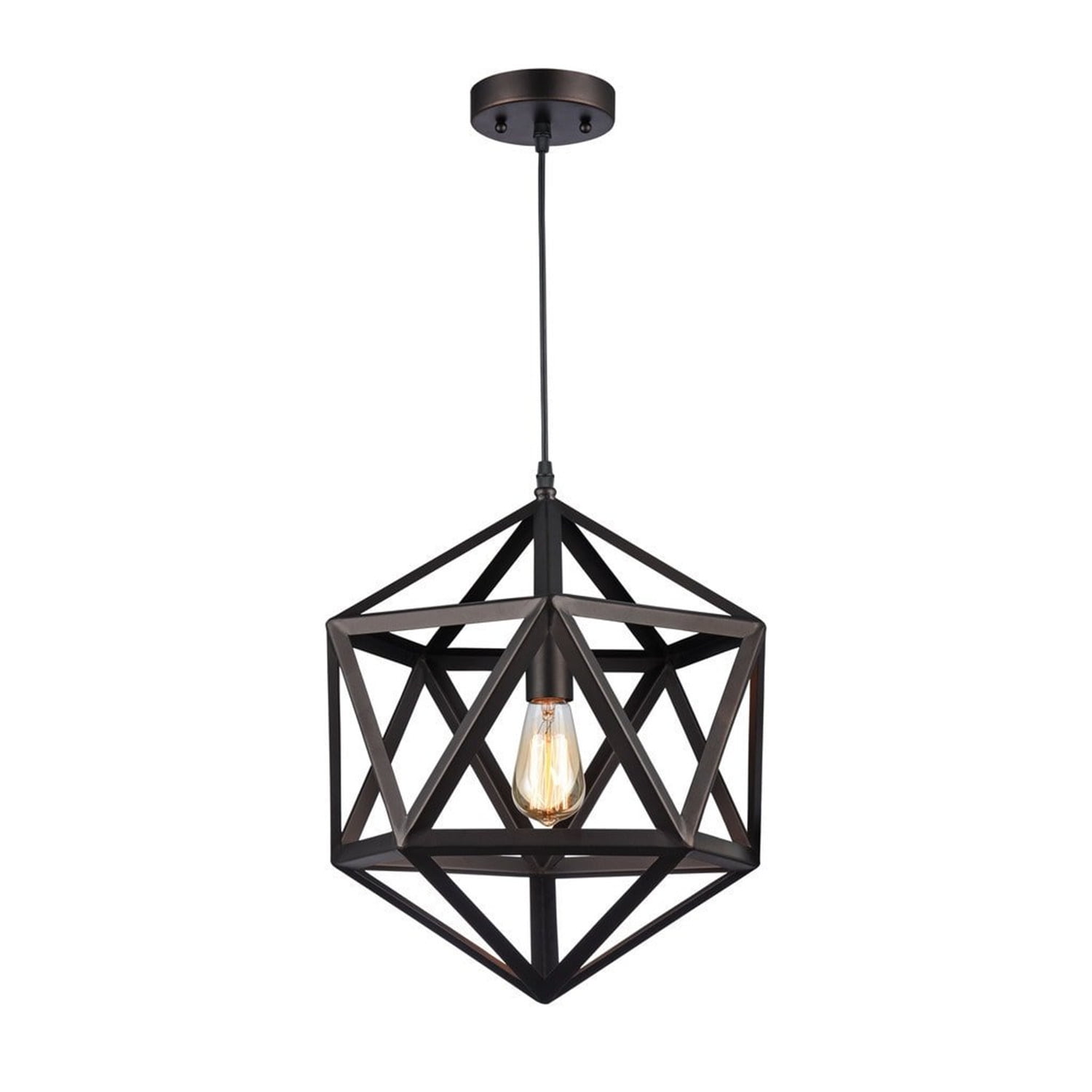 Picture of Chloe Lighting CH58075RB16-DP1 16 in. Wide Osbert Industrial Style 1 Light Rubbed Bronze Pendant