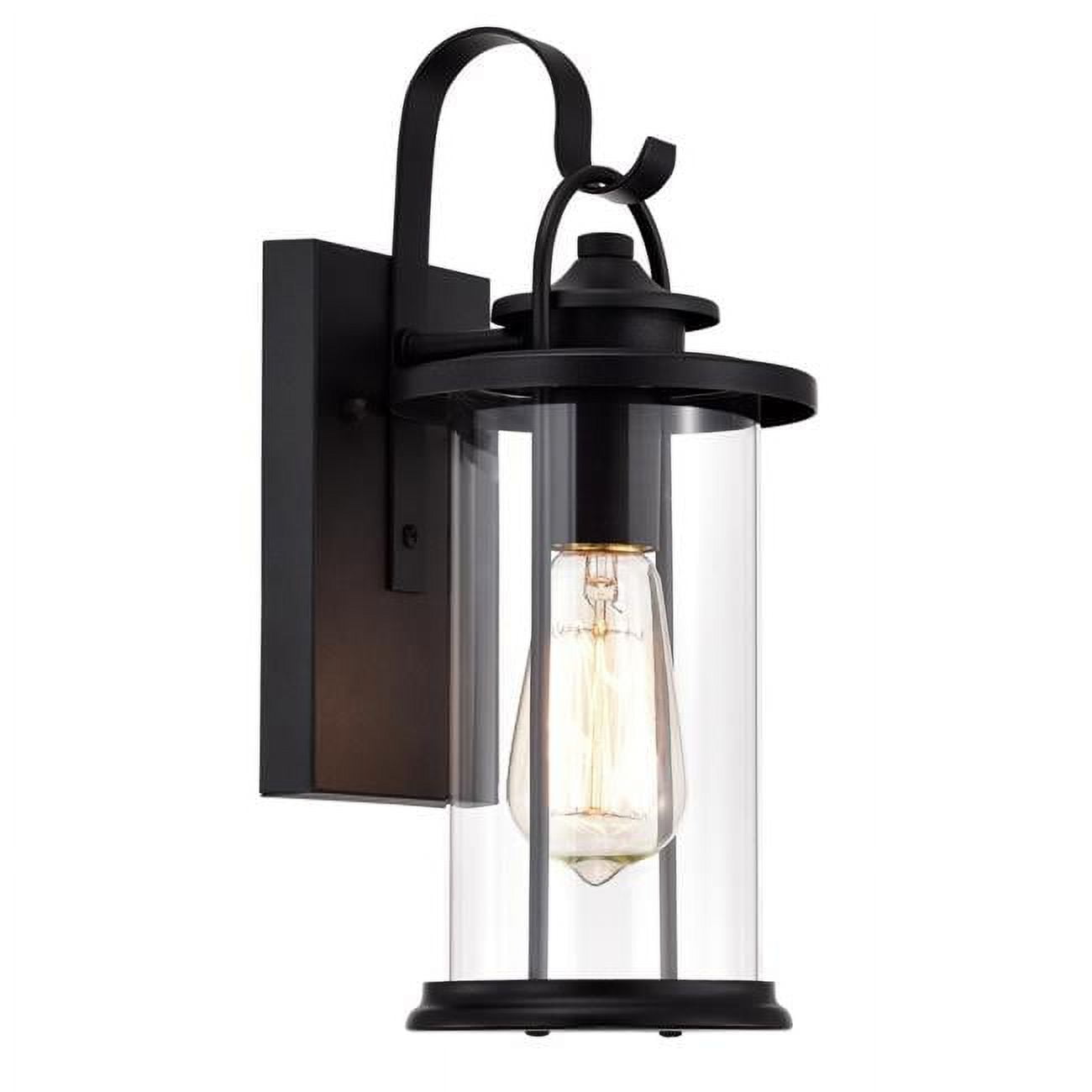 CH2D213BK13-OD1 13 in. Ainsley Transitional 1 Light Outdoor Wall Sconce, Textured Black