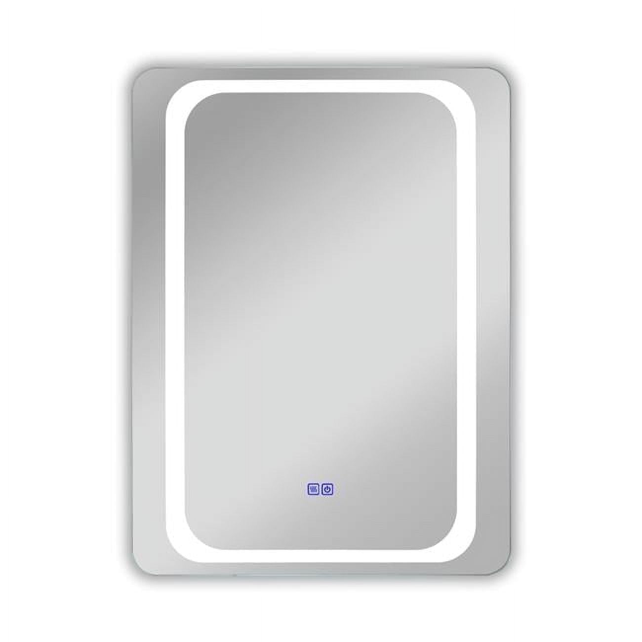 32 in. 3 Color Temperatures 3000K-6000K Luminosity Back Lit Rectangular Touchscreen LED Mirror