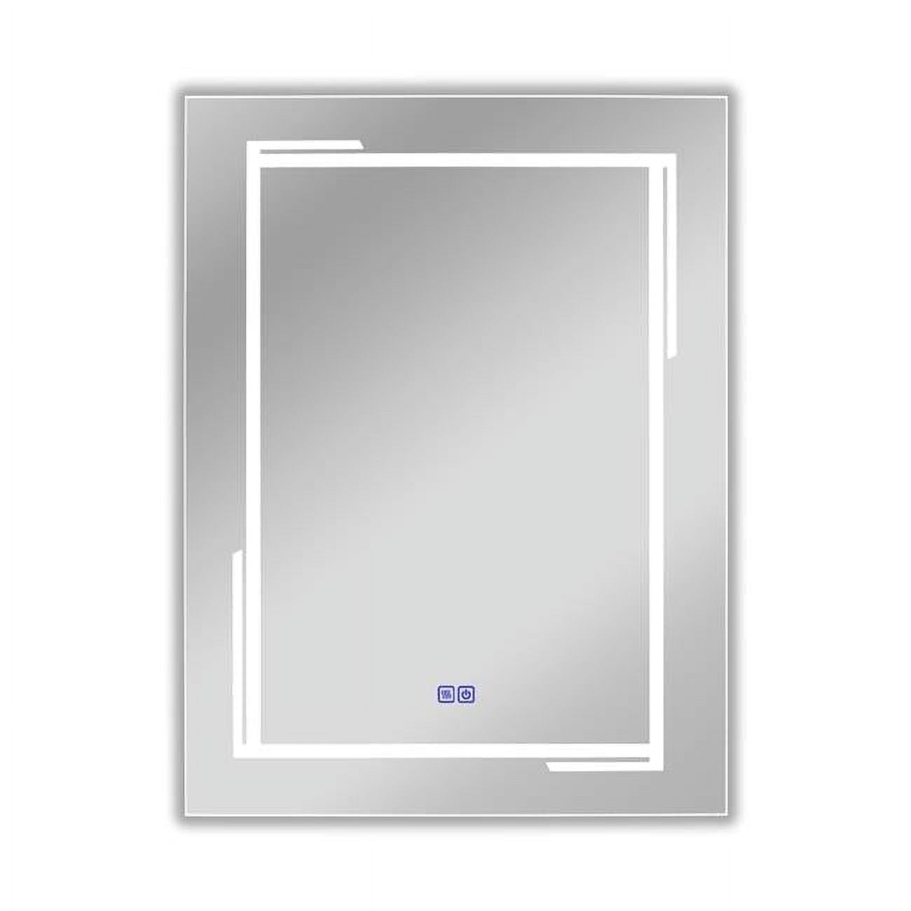 32 in. 3 Color Temperatures 3000K-6000K Luminosity Back Lit Rectangular Touchscreen LED Mirror