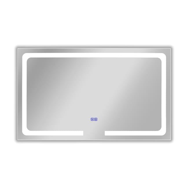 39 in. 3 Color Temperatures 3000K-6000K Luminosity Back Lit Rectangular Touchscreen LED Mirror