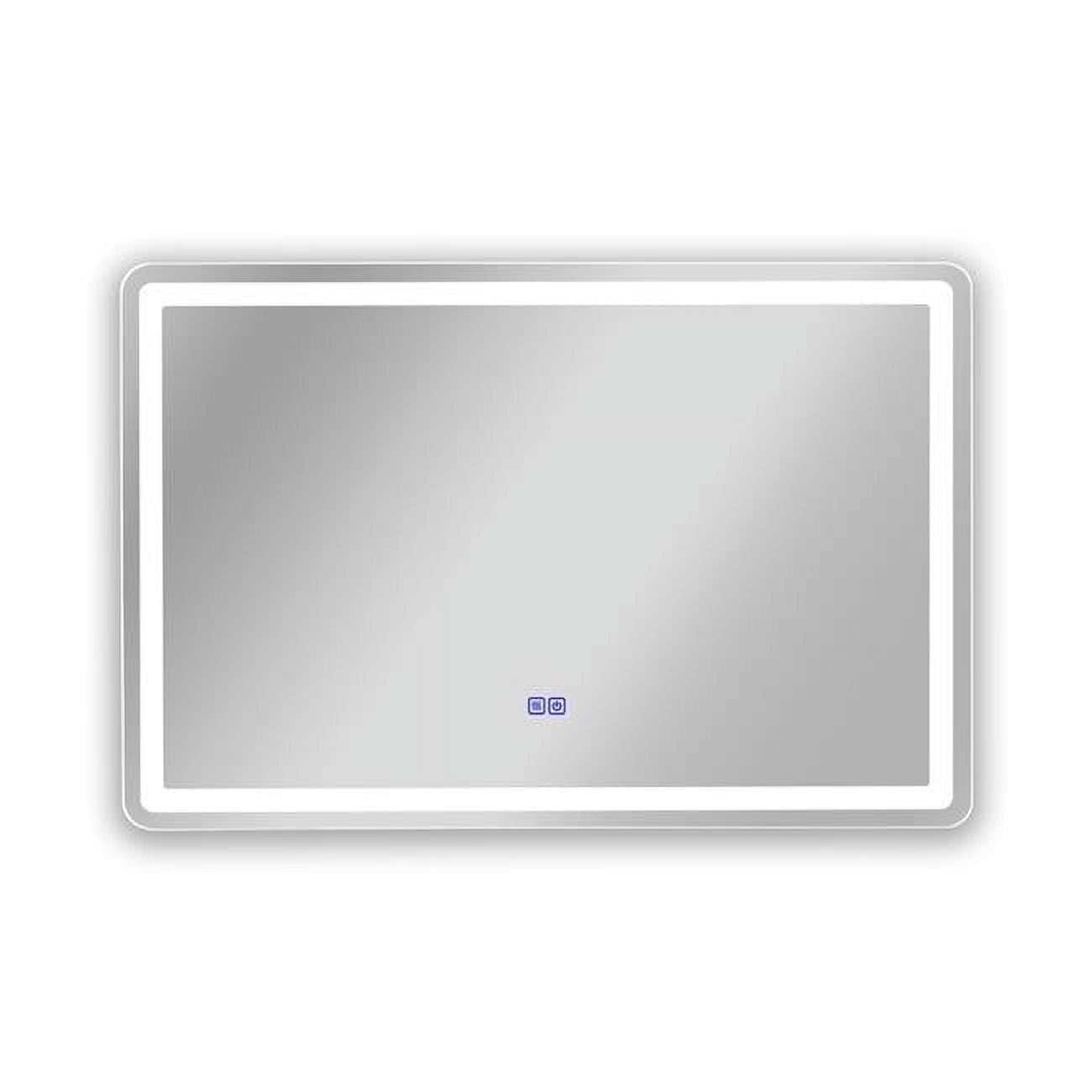 30 in. 3 Color Temperatures 3000K-6000K Luminosity Back Lit Rectangular Touchscreen LED Mirror