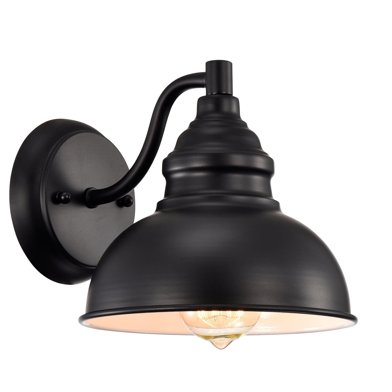 Picture of Chloe Lighting CH2D094BK08-WS1 8 in. Ironclad Industrial 1 Light Indoor Wall Sconce&#44; Textured Black