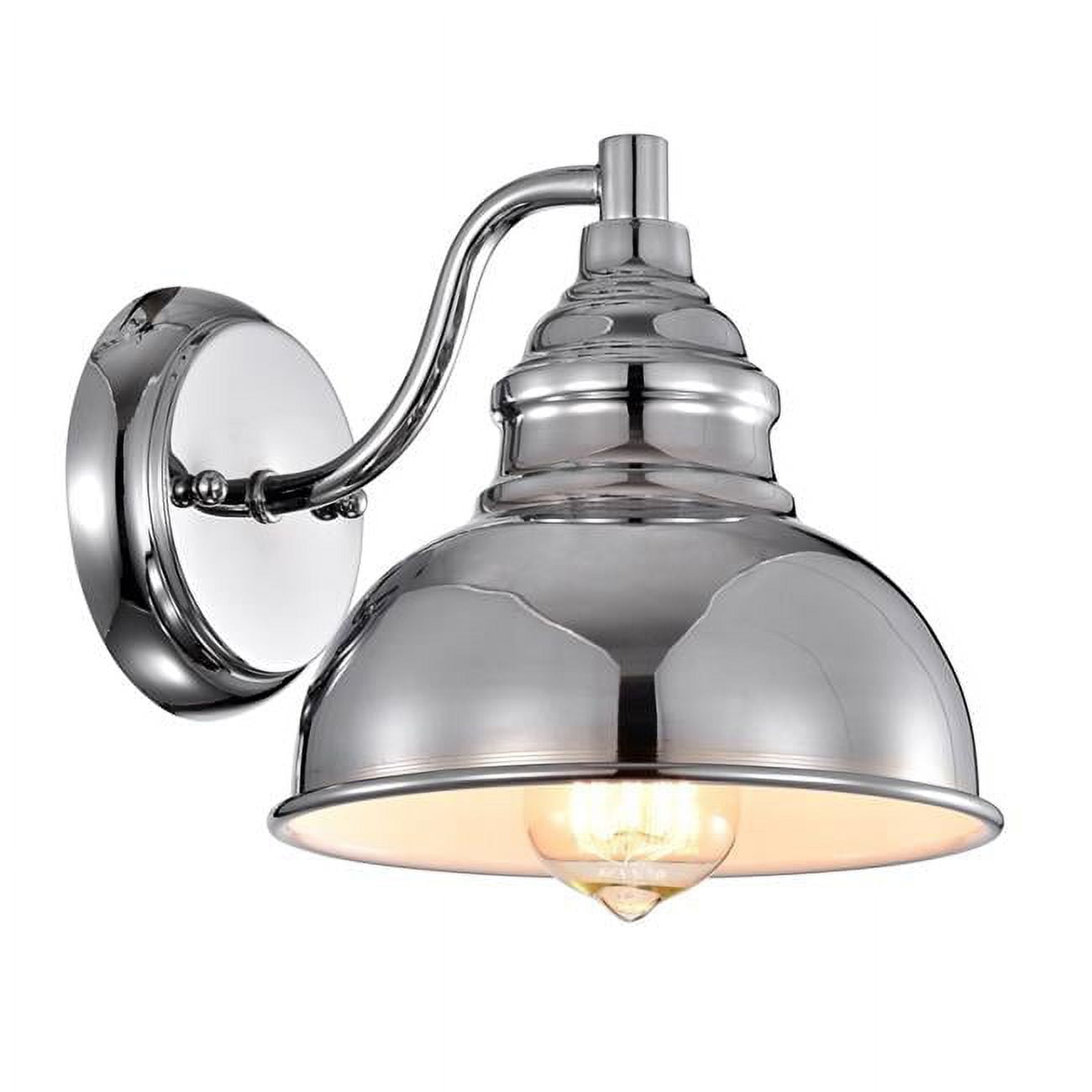 Picture of Chloe Lighting CH2D095CM08-WS1 8 in. Ironclad Industrial 1 Light Indoor Wall Sconce&#44; Chrome