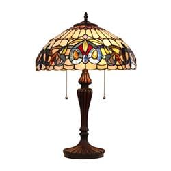 Picture of Chloe Lighting CH3T353BV16-TL2 18 in. Serenity Victorian Tiffany-Style 2 Light Floor Lamp&#44; Dark Bronze