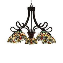 Picture of Chloe Lighting CH3T471GD27-DD5 8 in. Empress Dragonfly Tiffany-Style 1 Light Wall Sconce&#44; Dark Bronze