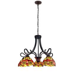 Picture of Chloe Lighting CH3T471RD27-DD5 12 in. Vincent Mission Tiffany-Style 1 Light Wall Sconce, Blackish Bronze