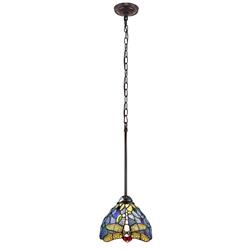 Picture of Chloe Lighting CH3T524BD08-DP1 12 in. Sunniva Dragonfly Tiffany-Style 1 Light Wall Sconce, Dark Bronze