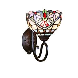 Picture of Chloe Lighting CH3T381VB08-WS1 8 in. Grenville Victorian Tiffany-Style Blackish Bronze 1 Light Wall Sconce