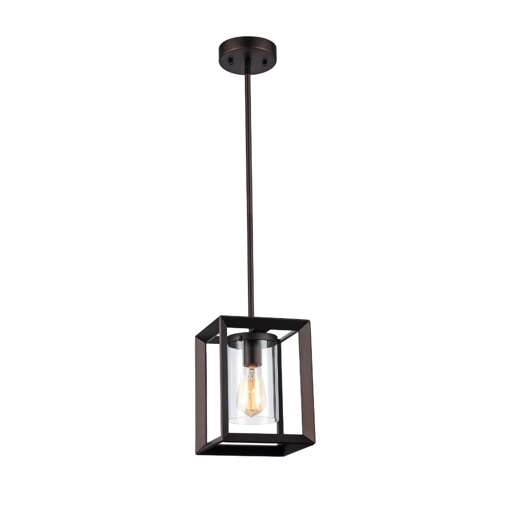 Picture of Chloe CH58056RB07-DP1 7 in. Shade Lighting Ironclad Industrial Style 1 Light Ceiling Mini Pendant - Oil Rubbed Bronze