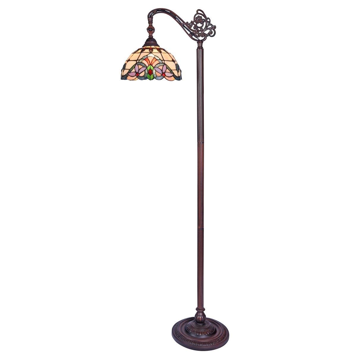 Picture of Chloe Lighting CH33313VI11-RF1 Cooper Tiffany-Style 1 Light Reading Floor Lamp - 11 in.