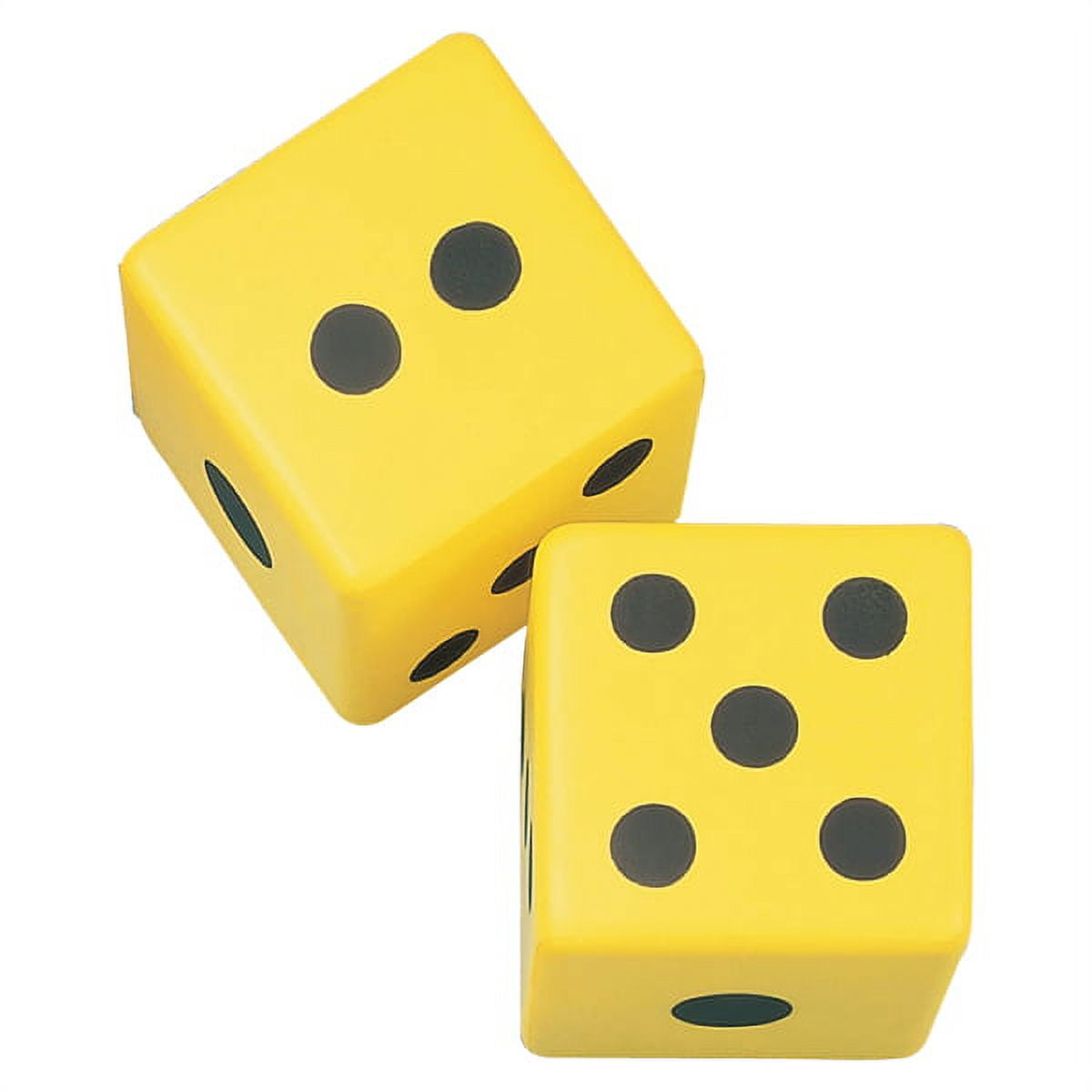 Picture of Champion Sports 6FD 6 in. Coated Foam Dice&#44; Yellow & Black