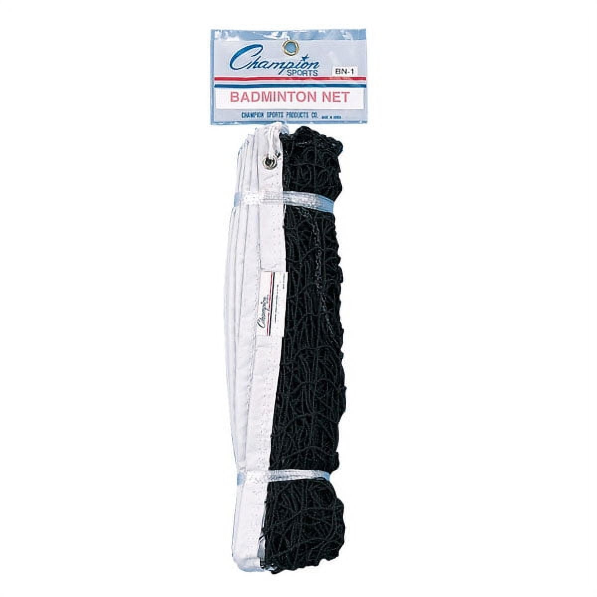 Picture of Champion Sports BN10 21 x 2.5 ft. 18-Ply Badminton Net&#44; Black & White - 1.1 lbs
