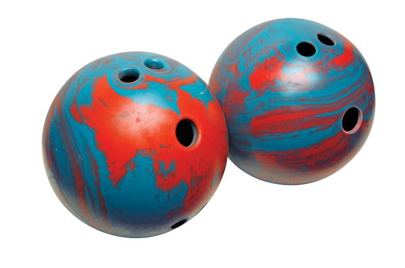 Picture of Champion Sports BP45 5 lbs Rubber Bowling Ball, Blue & Red