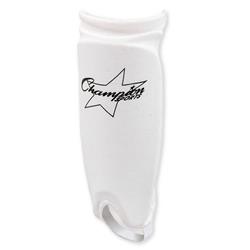 Picture of Champion Sports SSB Sock Type Shinguard&#44; White & Black - Youth Large