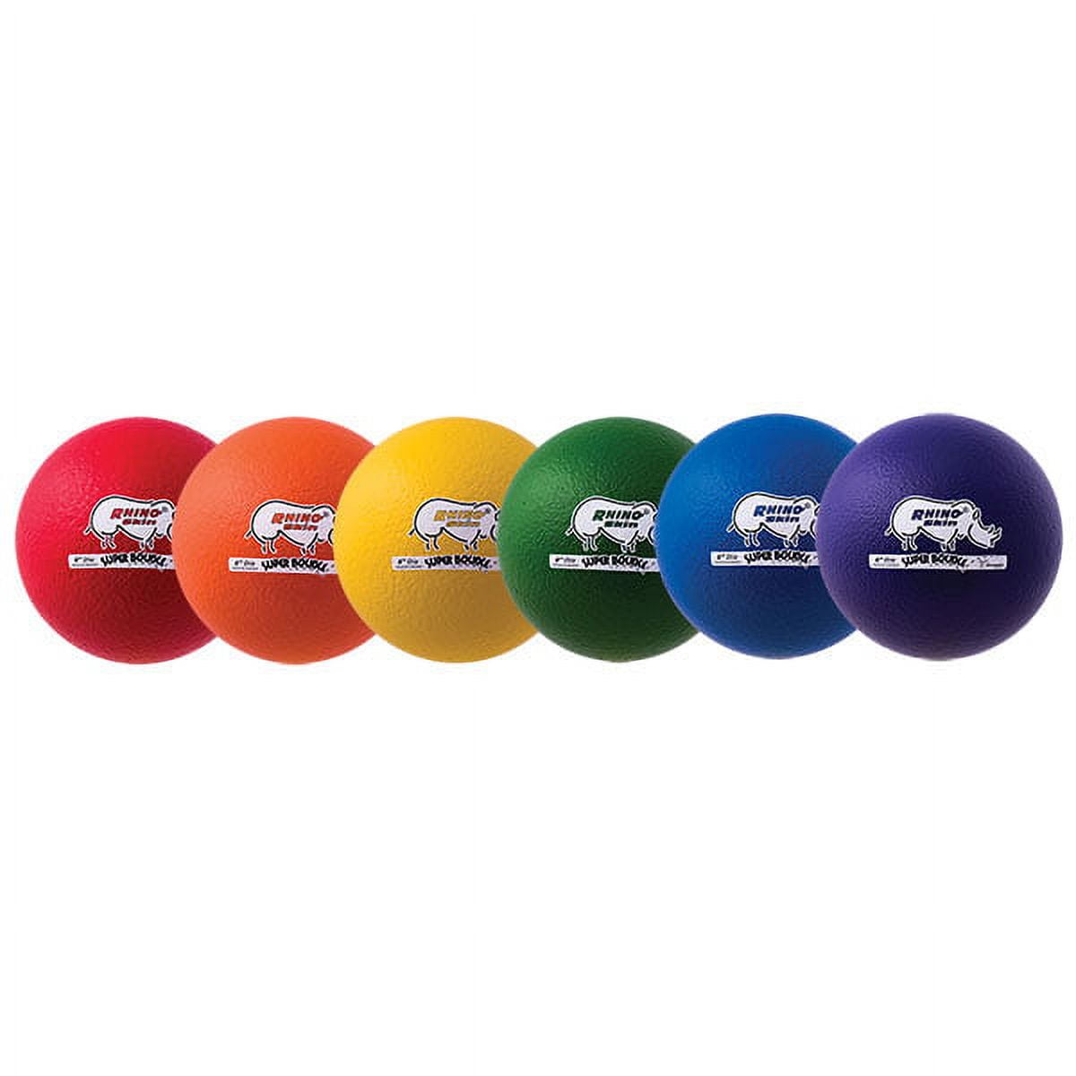 RS64SET 6.3 in. Rhino Skin Ball Set, Multicolor - Set of 6 - 165 g