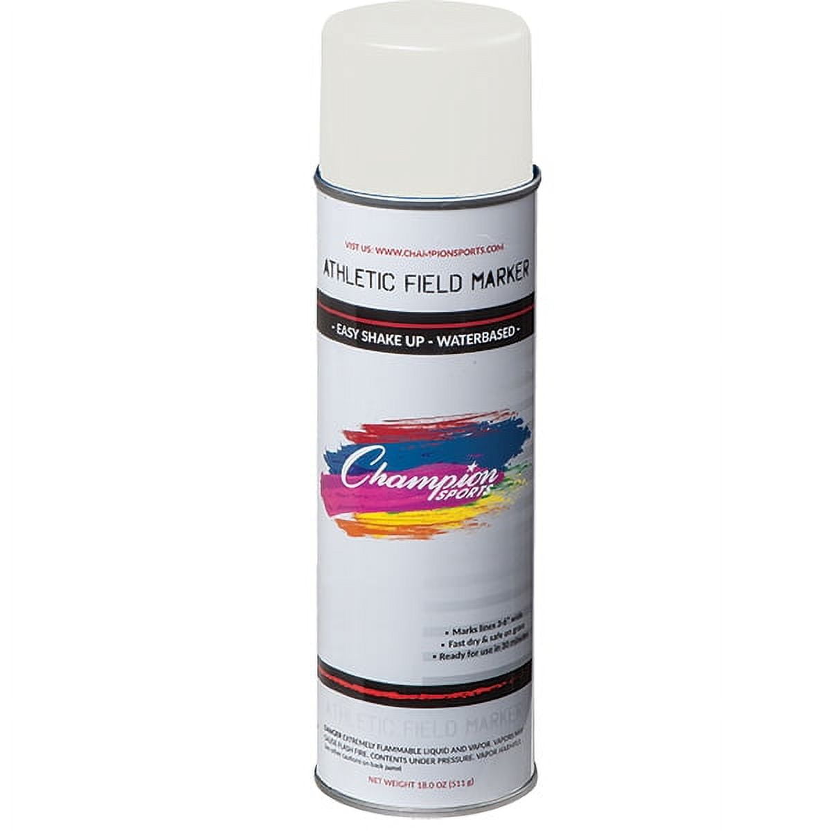 Picture of Champion Sports FMP2W 1.66 oz Field Marking Paint&#44; White - 12 Cans per Case