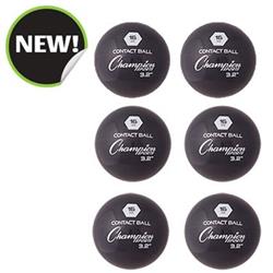 Picture of Champion Sports WTB32SET 3.2 in. Weighted Training Balls&#44; Black - Set of 6