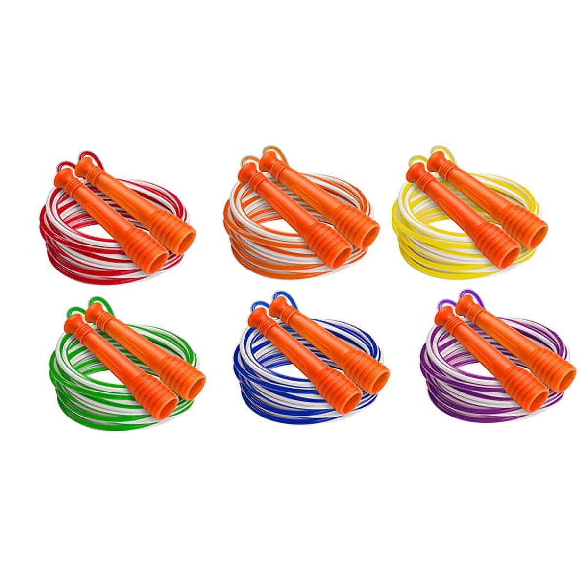 Picture of Champion Sports EXR10SET 6 ft. Deluxe XU Jump Rope with Green Handle - Set of 6