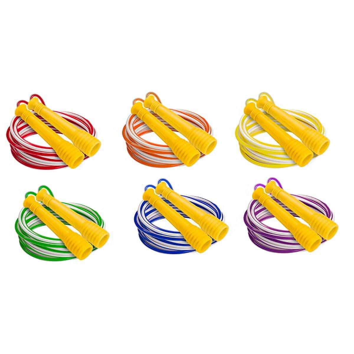 Picture of Champion Sports EXR8SET 10 ft. Deluxe XU Jump Rope with Orange Handle - Set of 6