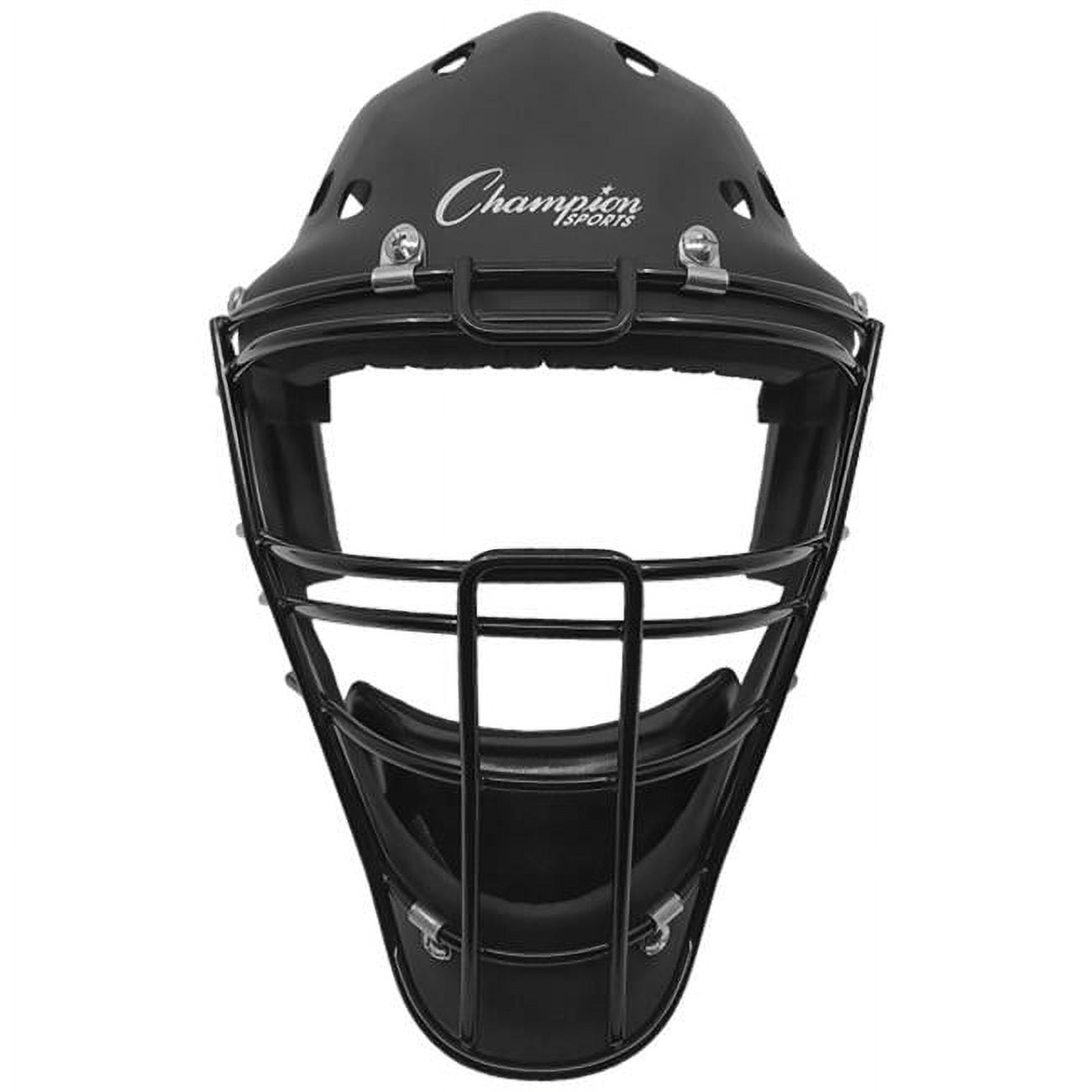 Picture of Champion Sports CH600 Youth Nocsae Catchers Helmet&#44; Matte Black