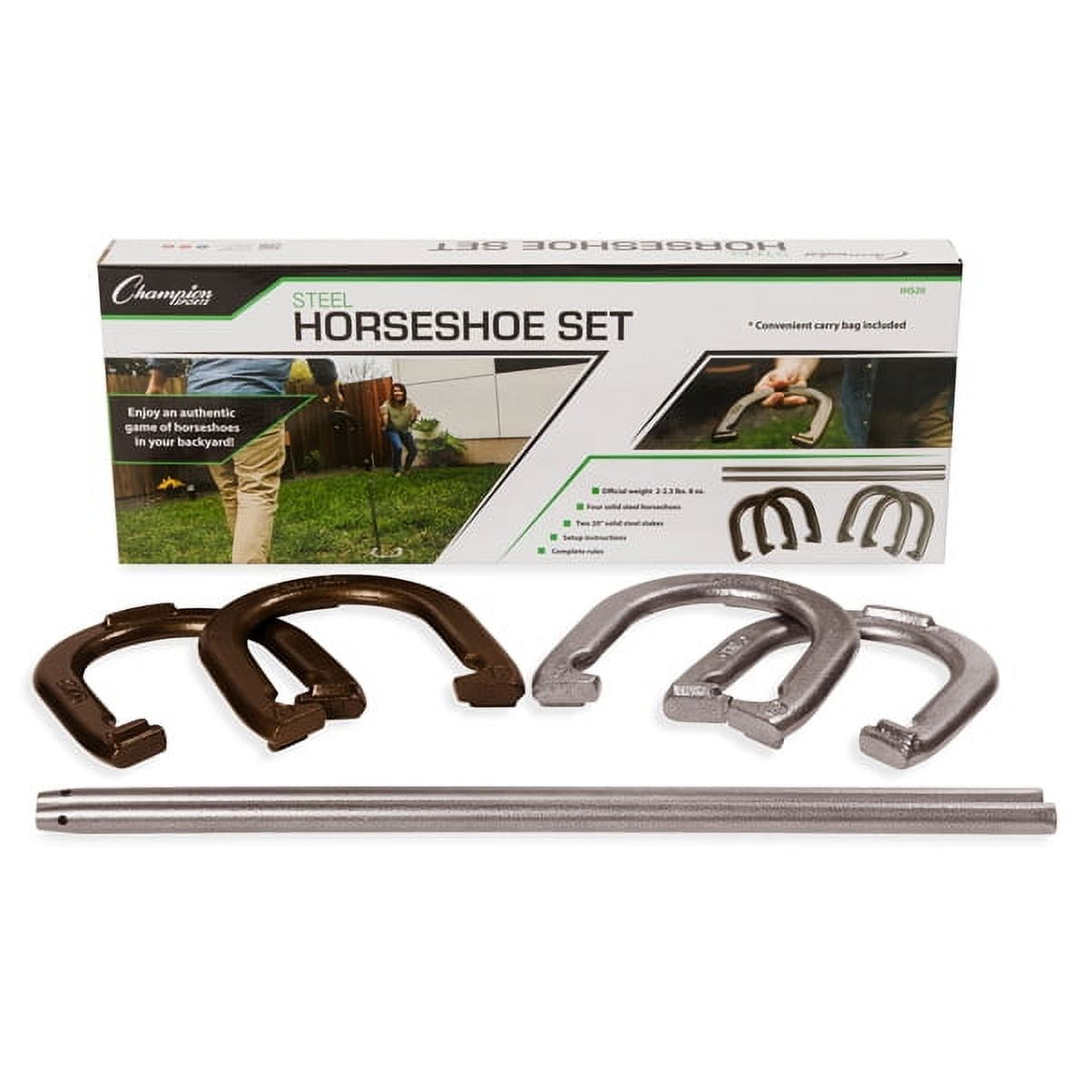 Picture of Champion Sports IHS20 Steel Horseshoe Set