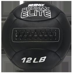 12 lbs Rhino Promax Elite Medicine Ball, Black