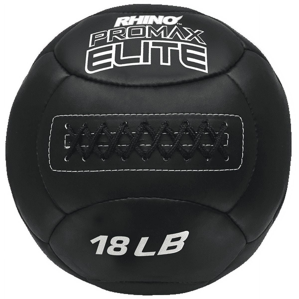 18 lbs Rhino Promax Elite Medicine Ball, Black