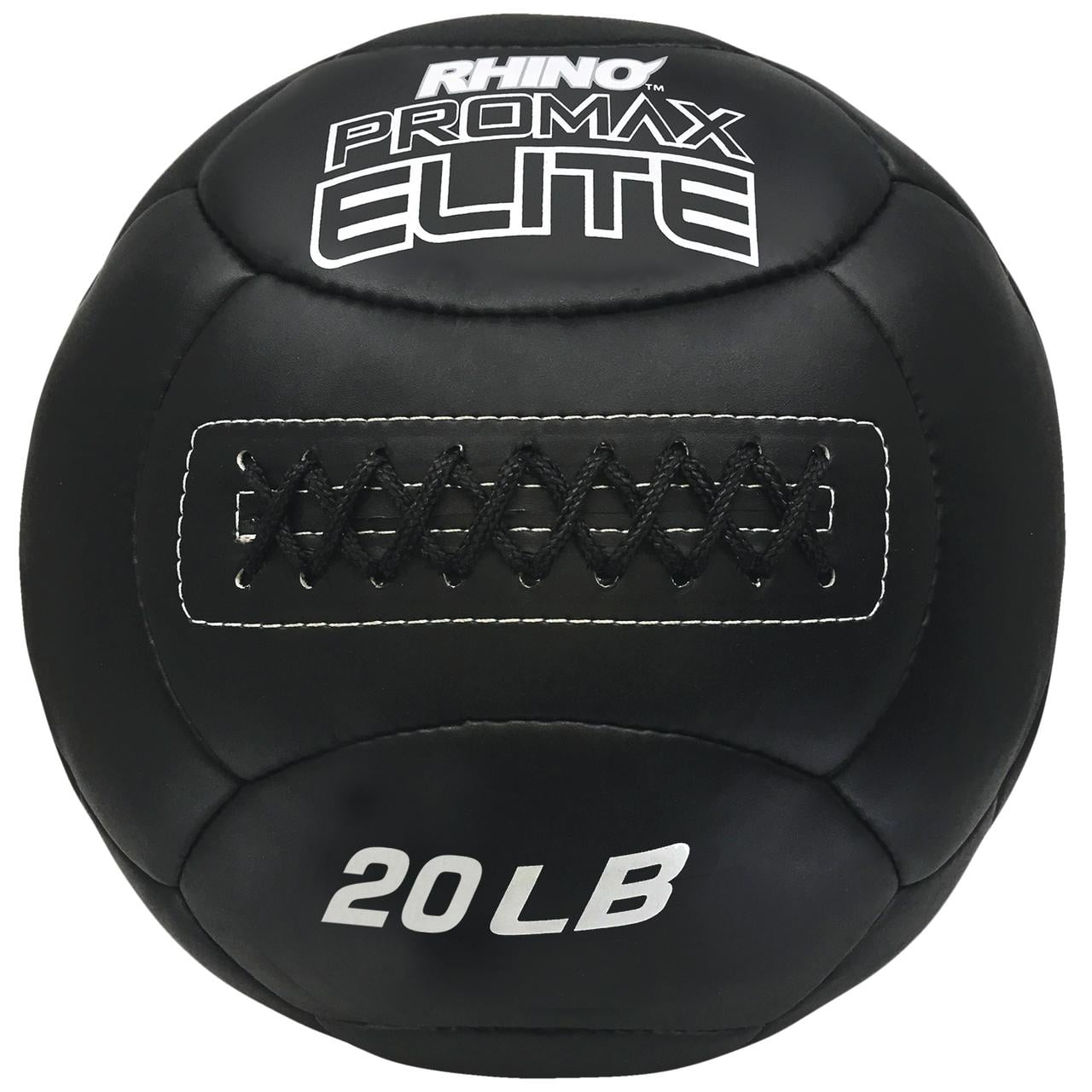 20 lbs Rhino Promax Elite Medicine Ball, Black