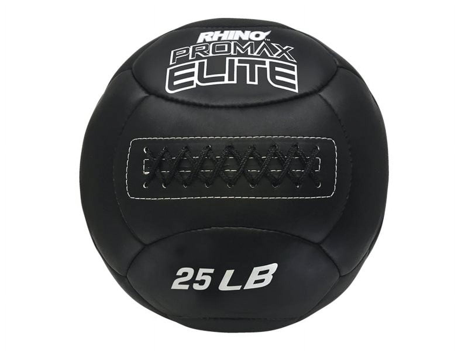 25 lbs Rhino Promax Elite Medicine Ball, Black