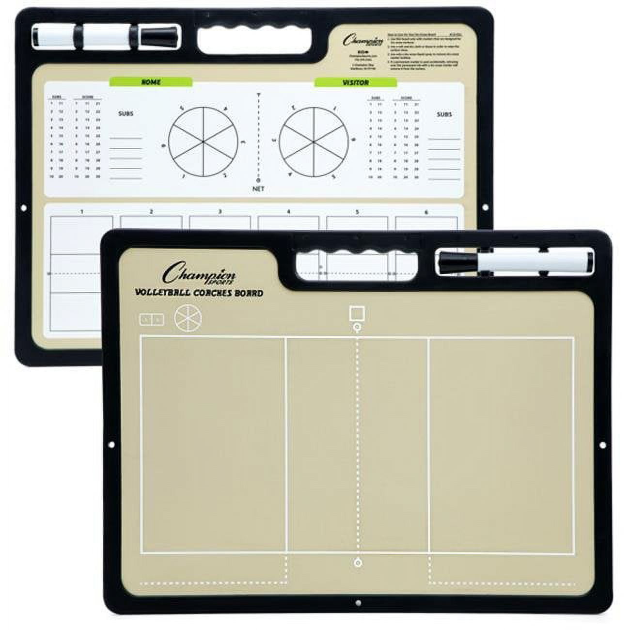 Picture of Champion Sports CBVBXL 16 x 12 x 1 in. Extra Large Volleyball Coaches Board