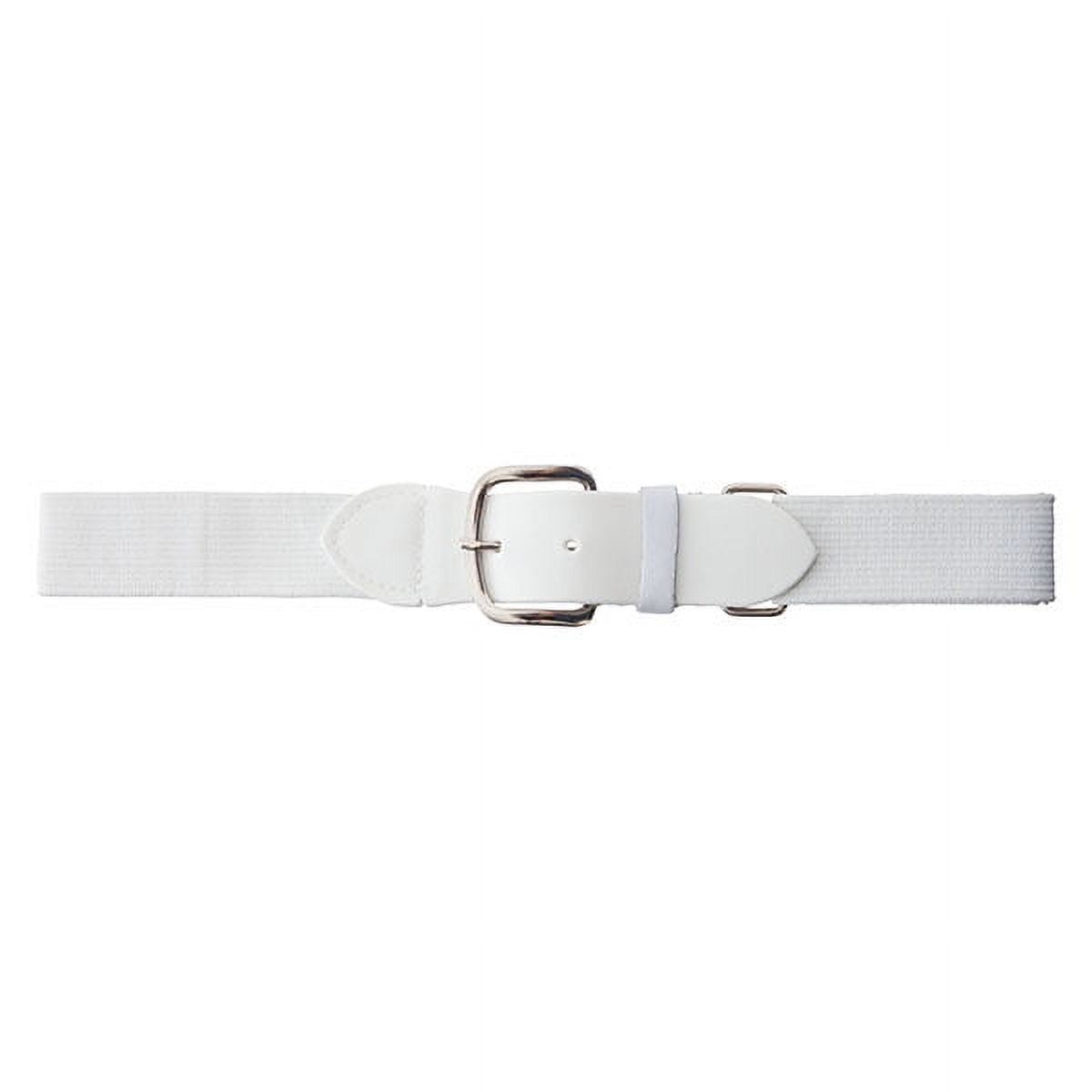 Youth Baseball & Softball Uniform Belt, White