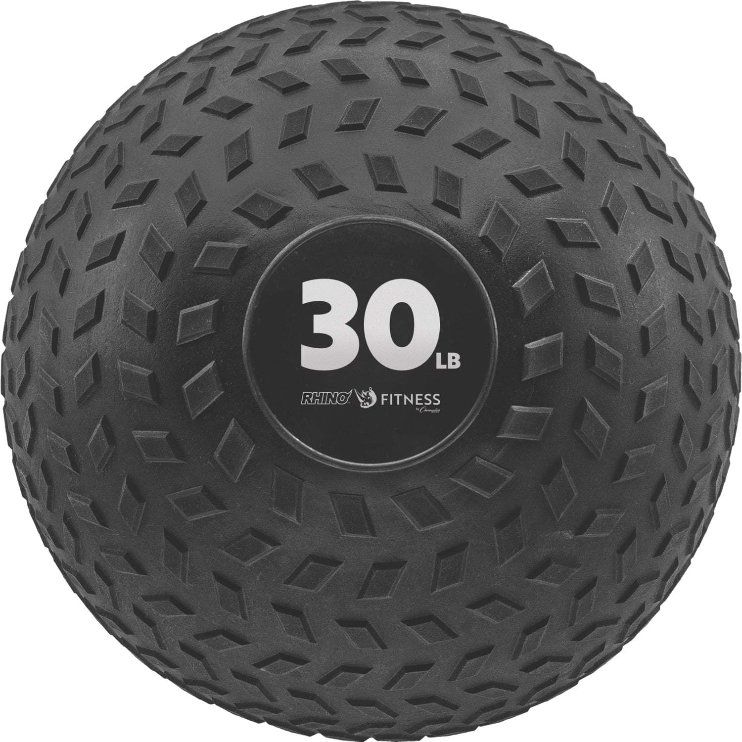 30 lbs Rhino Fitness Slam Ball, Black