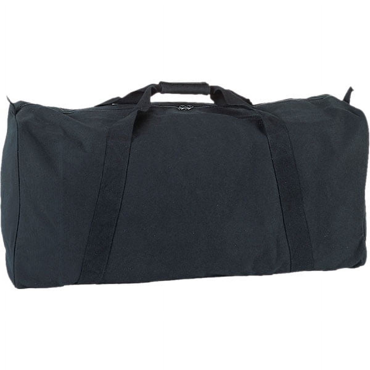 Picture of Champion Sports CB3314BK 22 oz Canvas Zippered Duffle Bag, Black