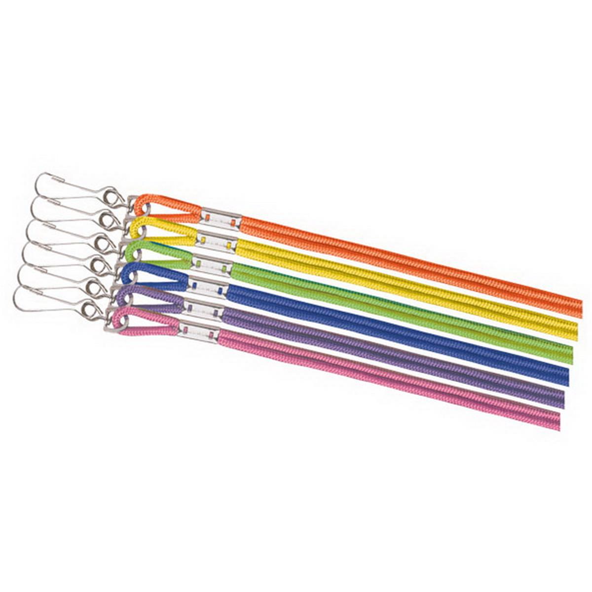 127ASST Neon Nylon Lanyards, Assorted
