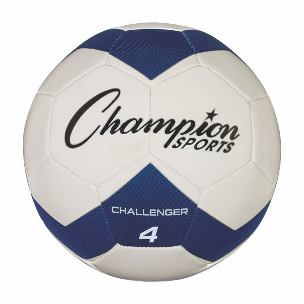 Picture of Champion Sports CH4BL Challenger Series Soccer Ball, Royal & White - Size 4