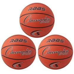 Picture of Champion Sports RBB5 Mini Rubber Basketball, Orange