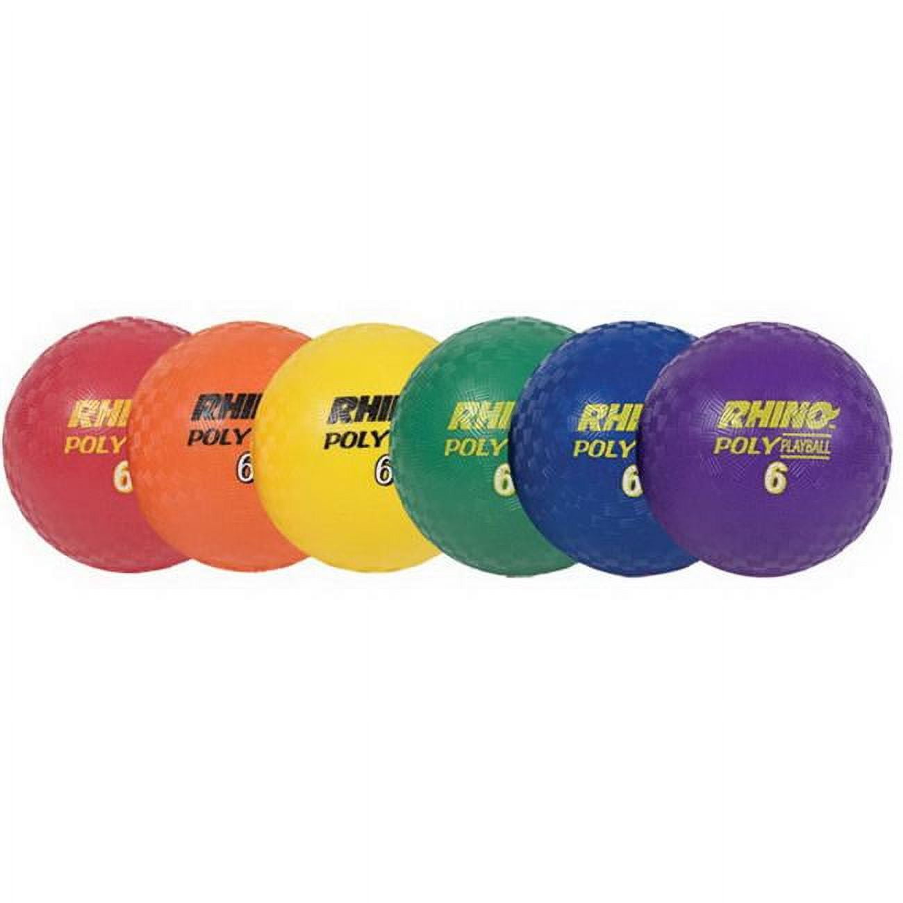 Picture of Champion Sports PX6SET 6 in. Poly Playground Ball Set&#44; Assorted Color
