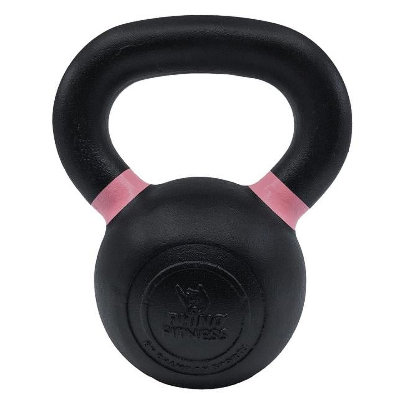 Picture of Champion Sports PCK20 6 x 4 x 8 in. 20 lbs Iron Kettlebell with Pink Handles