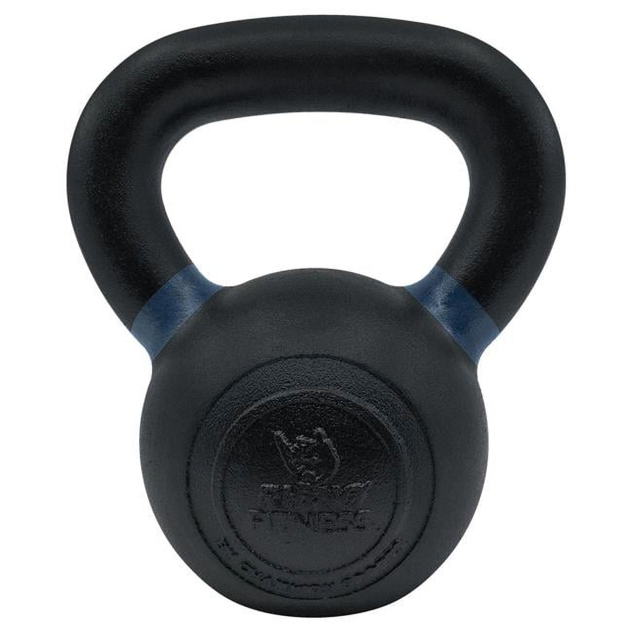 Picture of Champion Sports PCK25 7 x 5 x 8 in. 25 lbs Iron Kettlebell with Dark Blue Handles