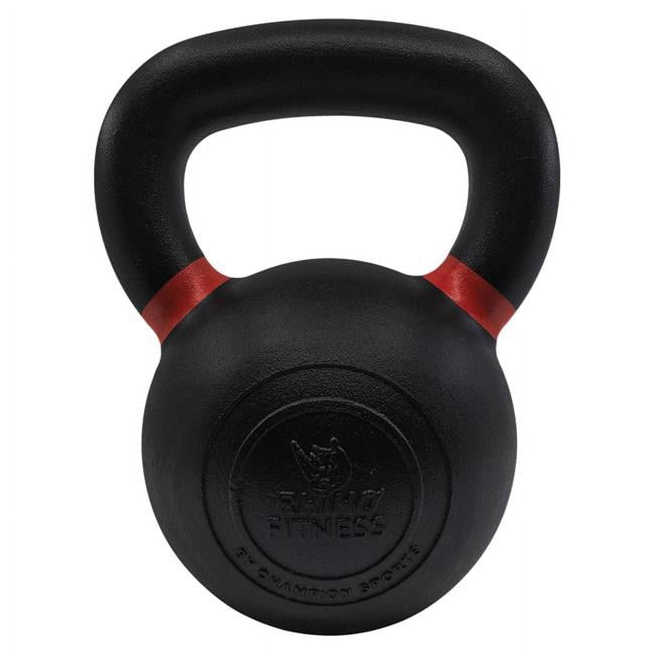Picture of Champion Sports PCK40 7 x 6 x 10 in. 40 lbs Iron Kettlebell with Red Handles