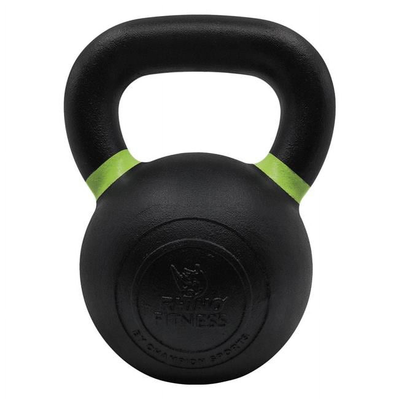 Picture of Champion Sports PCK50 8 x 6 x 10 in. 50 lbs Iron Kettlebell with Green Handles