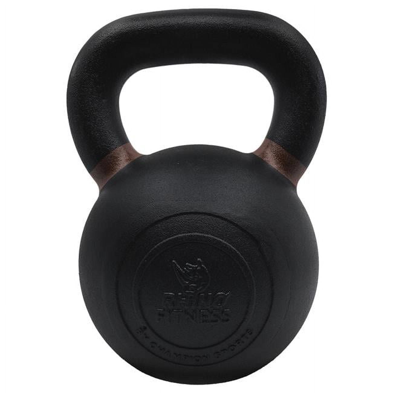 Picture of Champion Sports PCK60 8 x 7 x 11 in. 60 lbs Iron Kettlebell with Brown Handles