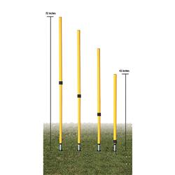 Picture of Champion Sports AJAPSET Adjustable Agility Pole Set - Set of 4