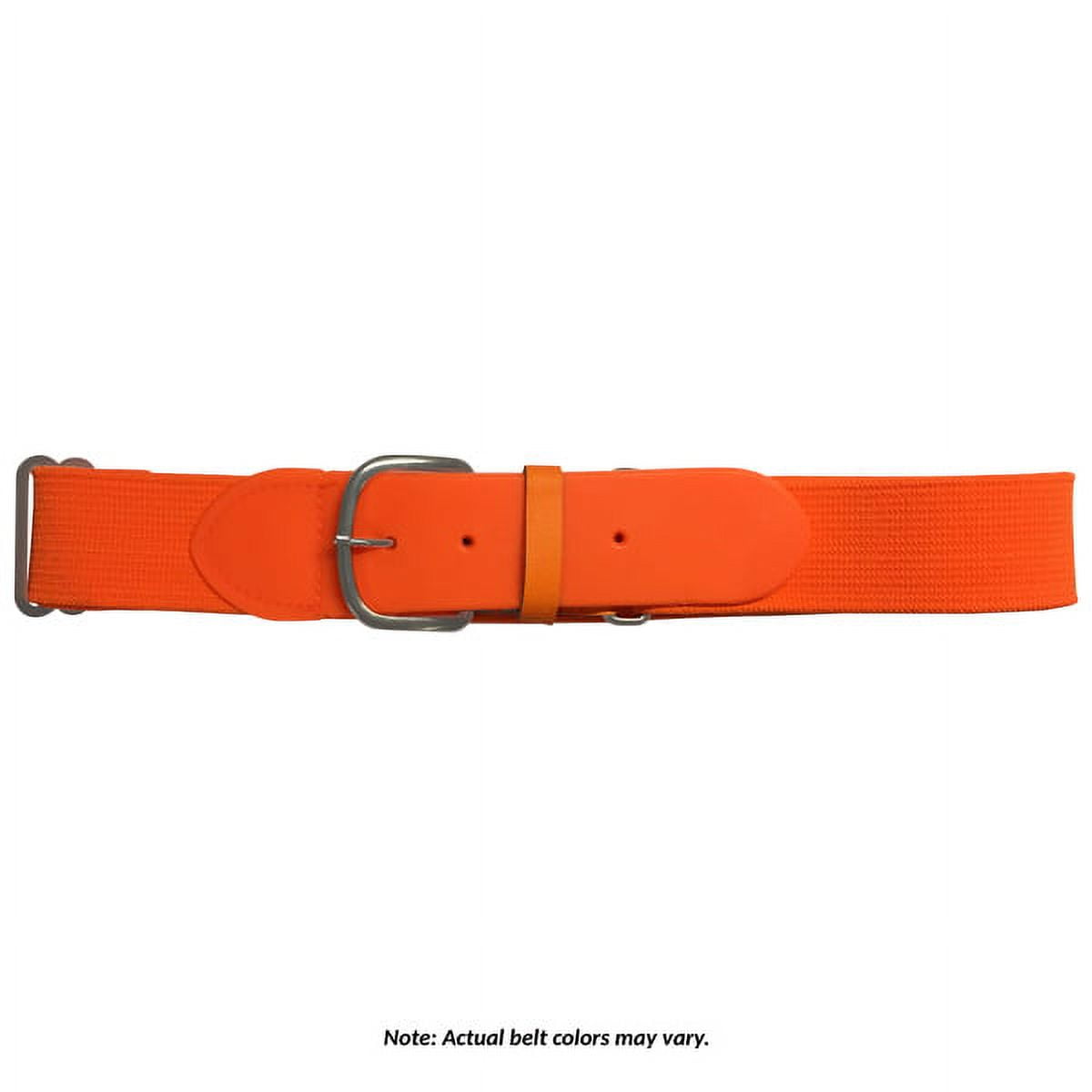 Adult Baseball & Softball Uniform Belt, Neon Orange