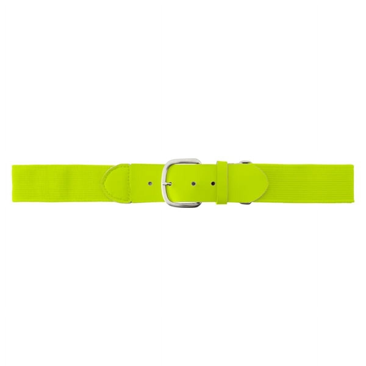 Youth Baseball & Softball Uniform Belt, Neon Yellow