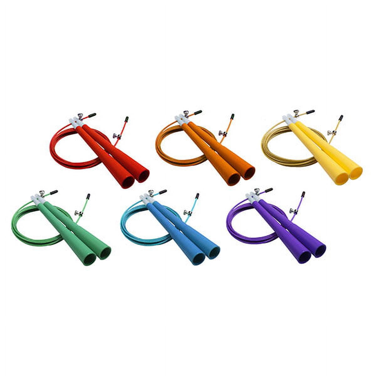 Picture of Champion Sports XRJ9SET Double Bearing Speed Jump Rope, Multicolor - Set of 6