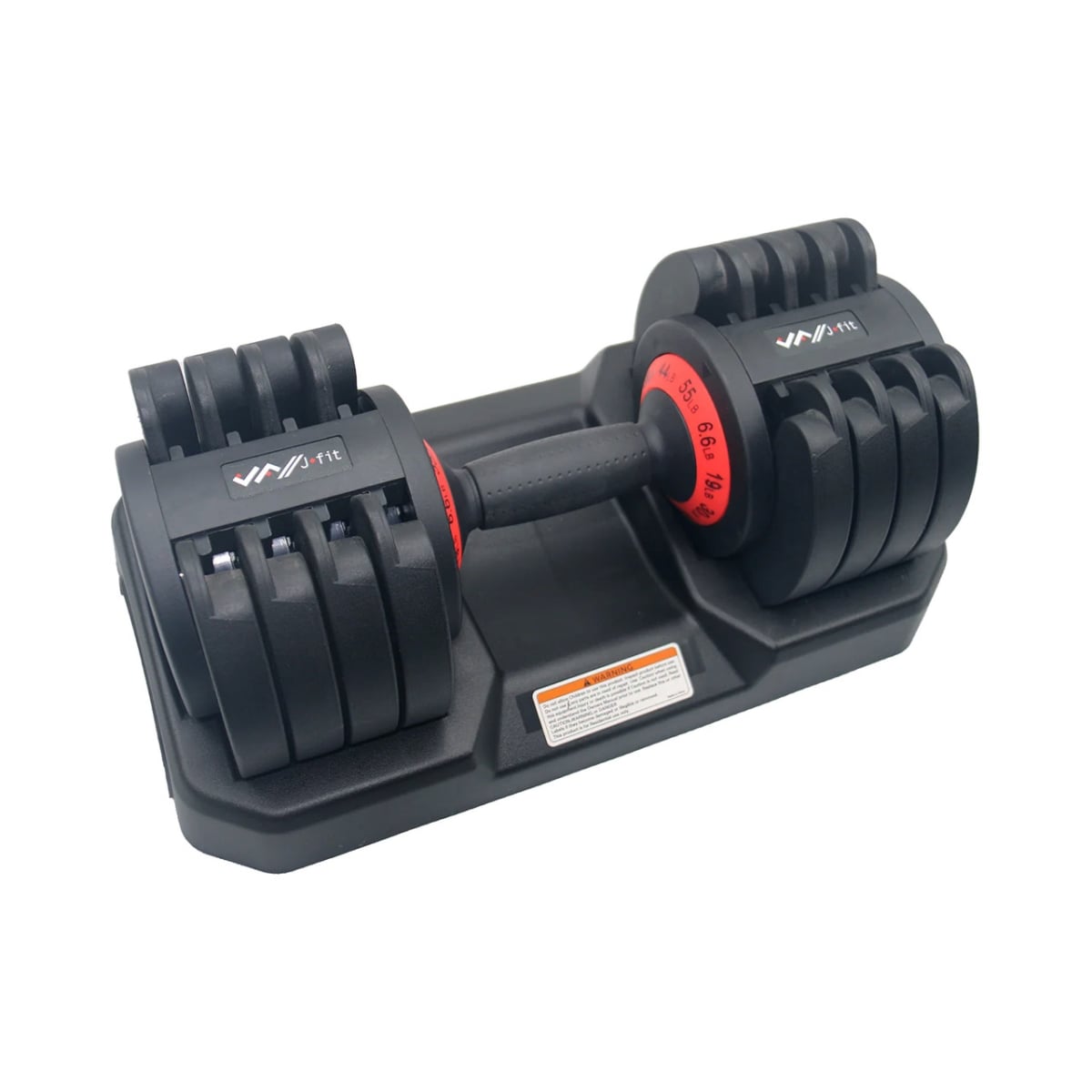 J-ADJDB55 6.6-55 lbs Adjustable Dumbbell Set